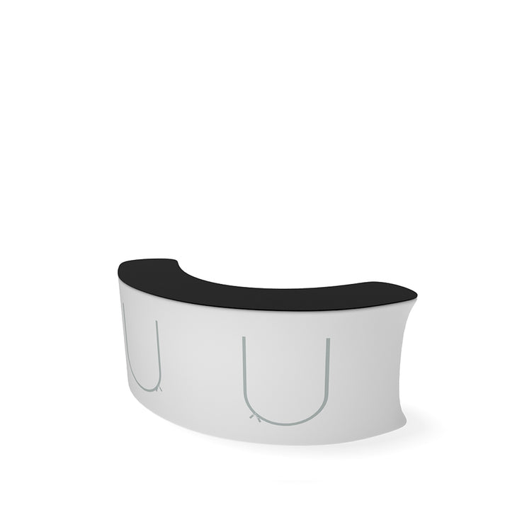 Info Desk 8.5Ft Curved Concave