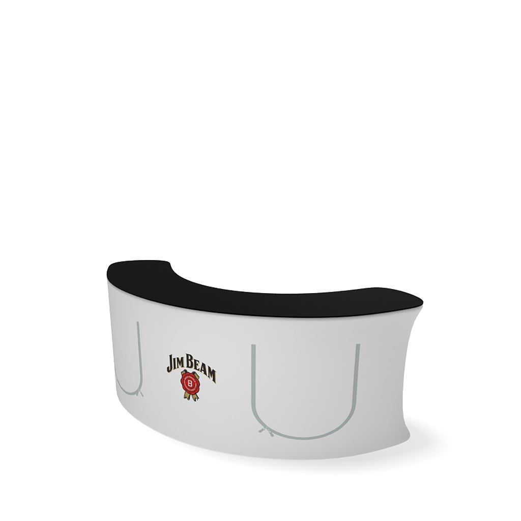 Info Desk 8.5Ft Curved Concave