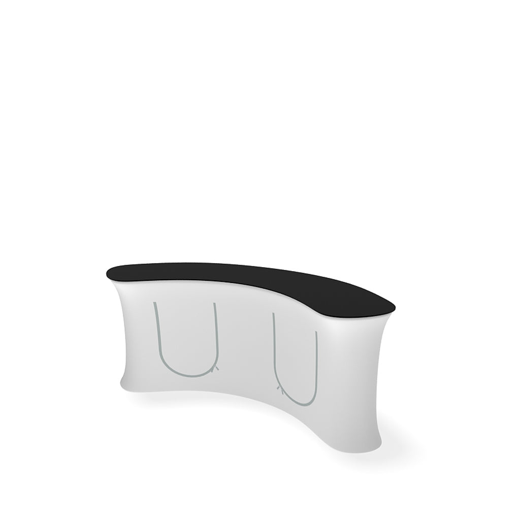 Info Desk 7.5Ft Curved Convex