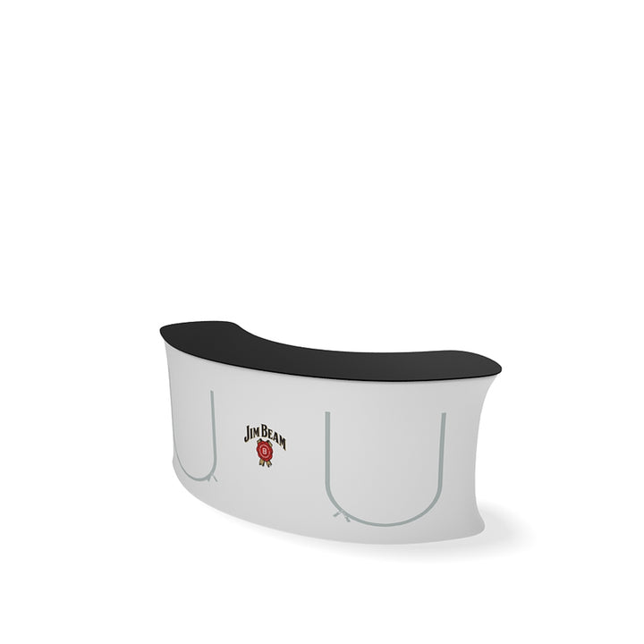 Info Desk 7.5Ft Curved Concave