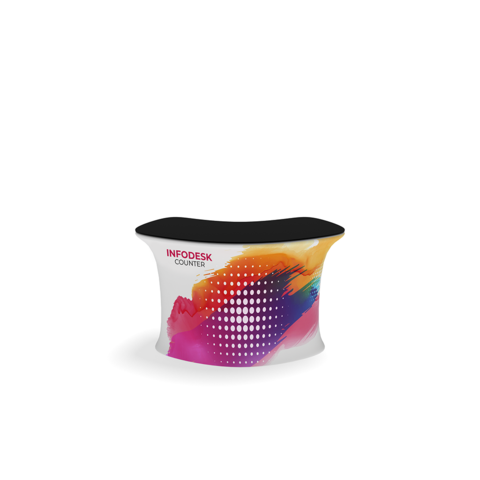 Waveline Info Counter Convex Curved