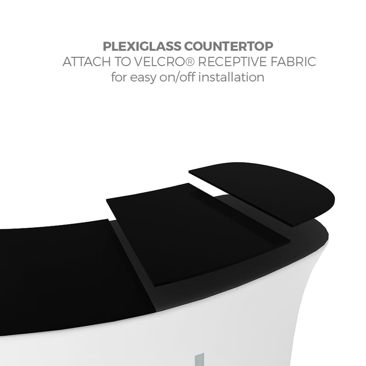 Info Desk 6Ft Curved Convex