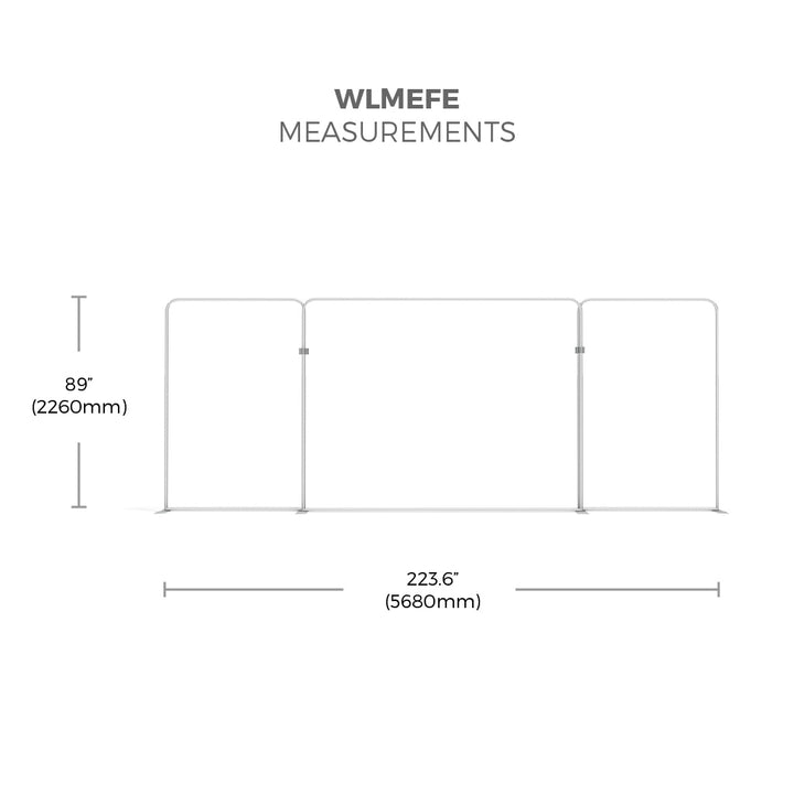 WaveLine Media Display 20Ft WLMEFE Kit 03 Tension Fabric Display