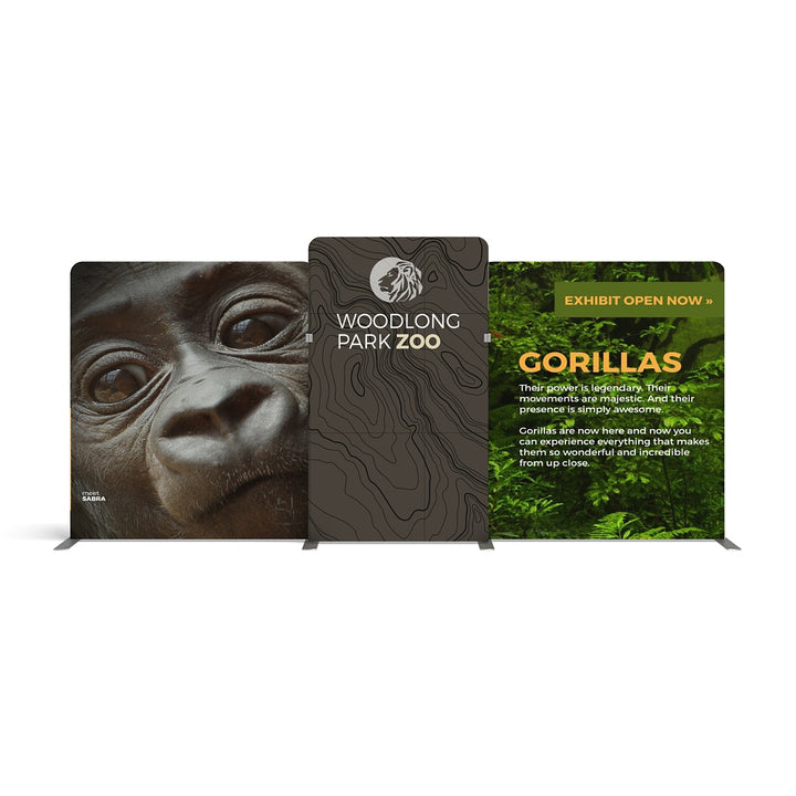 WaveLine Media Display 20Ft WLMNKN Kit 01 Tension Fabric Display