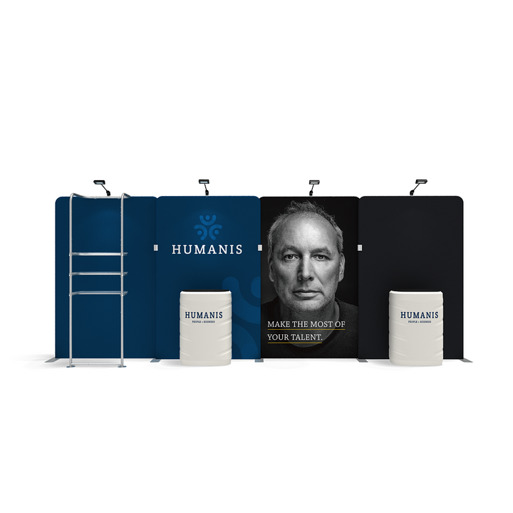 WaveLine Media Display 20Ft WLMEEEE Kit 03 Tension Fabric Display