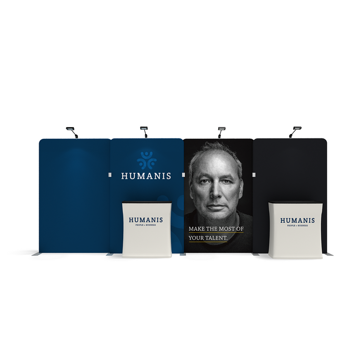 WaveLine Media Display 20Ft WLMEEEE Kit 02 Tension Fabric Display