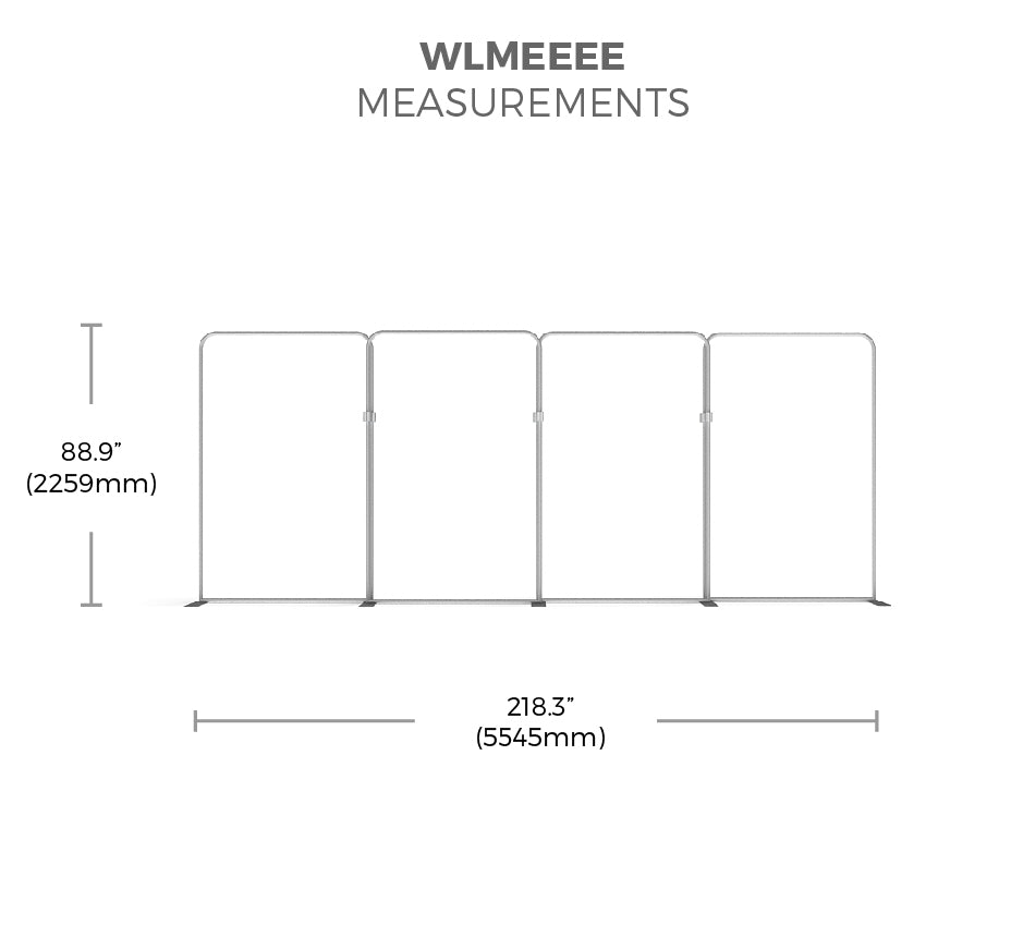 WaveLine Media Display 20Ft WLMEEEE Kit 01 Tension Fabric Display