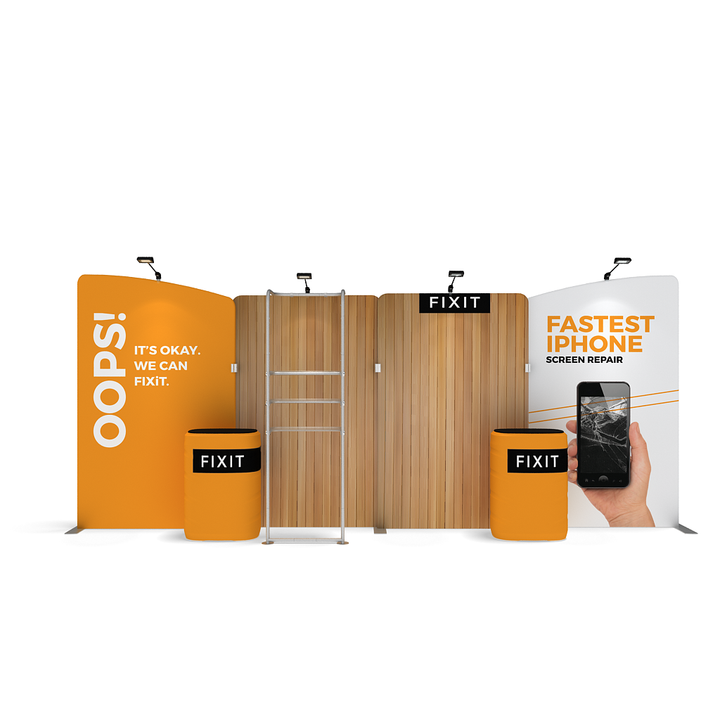WaveLine Media Display 20Ft WLMAEEA Kit 03 Tension Fabric Display