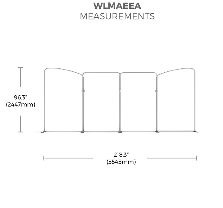 WaveLine Media Display 20Ft WLMAEEA Kit 03 Tension Fabric Display