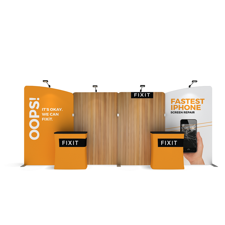 WaveLine Media Display 20Ft WLMAEEA KIT 02 Tension Fabric Display