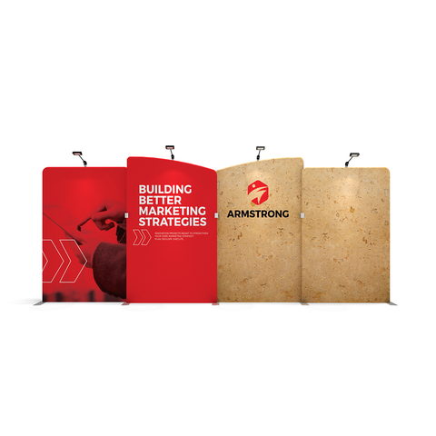 WaveLine Media Display 20Ft WLMEAAE Kit 03 Tension Fabric Display