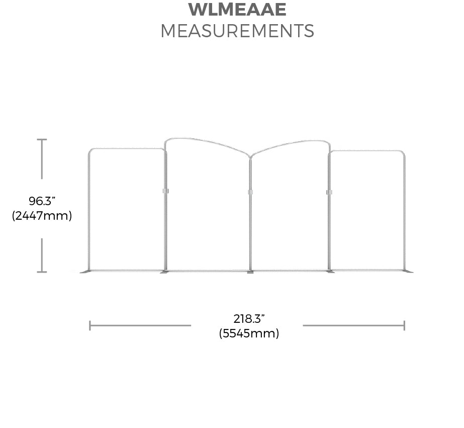 WaveLine Media Display 20Ft WLMEAAE Kit 02 Tension Fabric Display