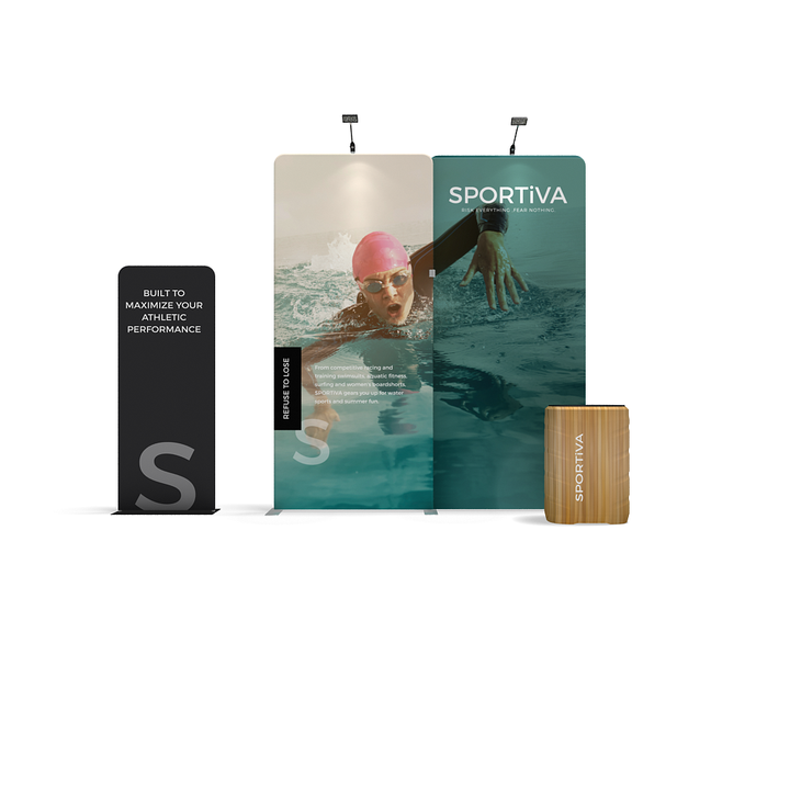 WaveLine Media Display 10Ft WLMII Kit 05 Tension Fabric Display