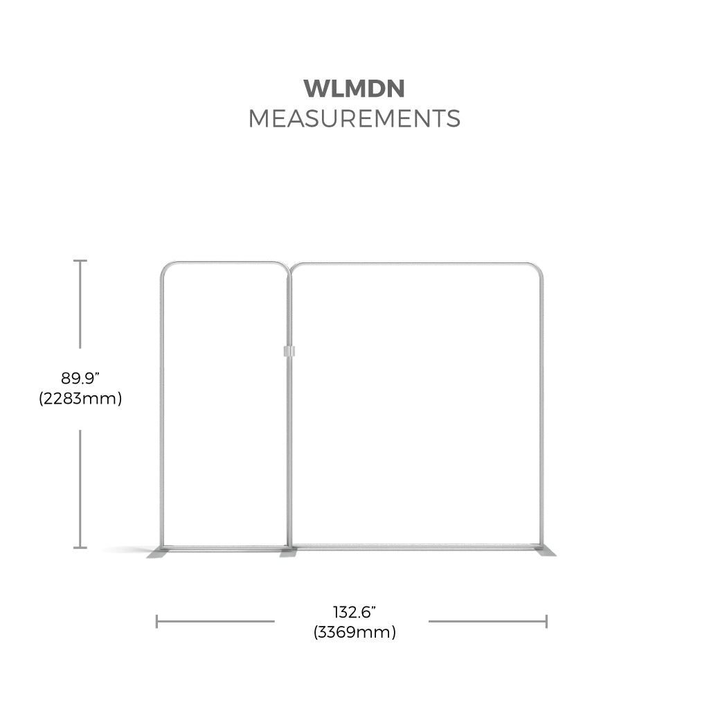 WaveLine Media Display 10Ft WLMDN Kit 05 Tension Fabric Display