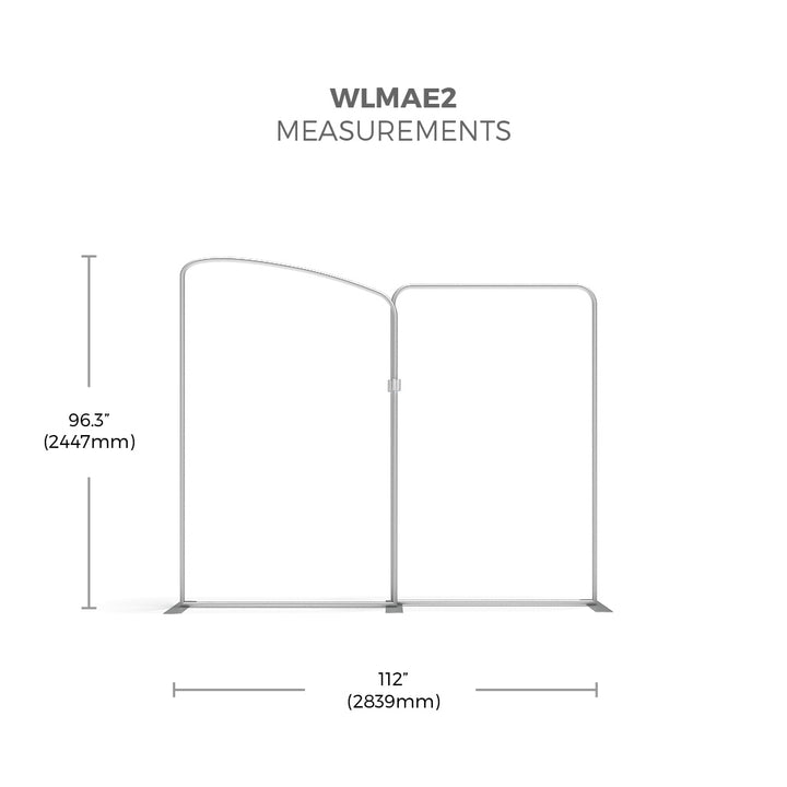 WaveLine Media 10Ft Display Kit WLMAE2 Kit 05 Tension Fabric Display