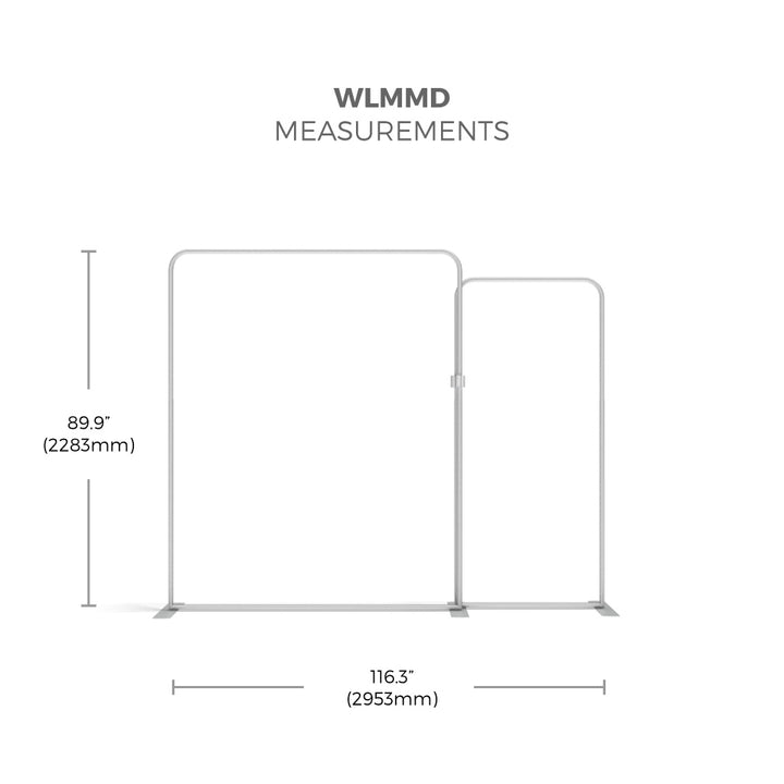 WaveLine Media 10Ft Display Kit WLMMD Kit 02 Tension Fabric Display