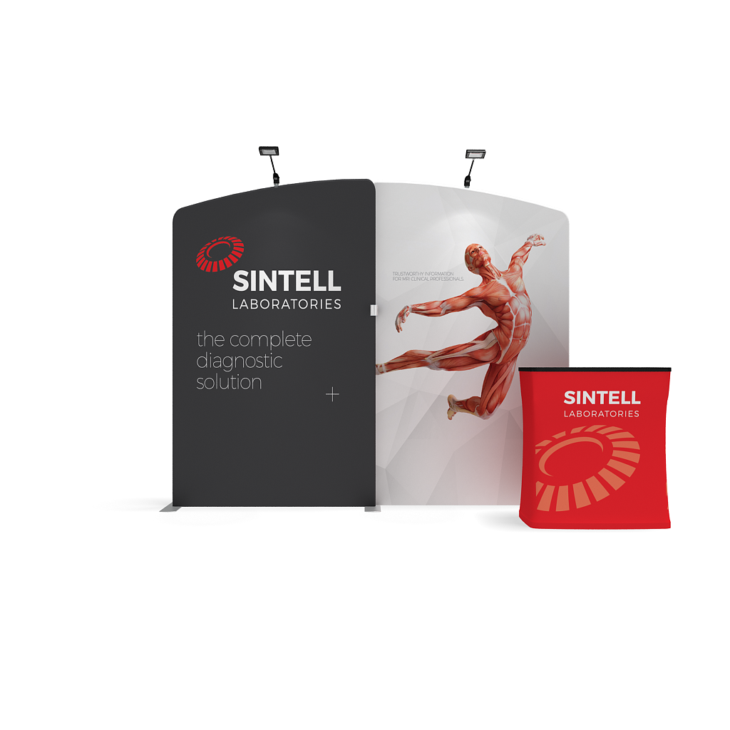 WaveLine Media 10Ft Display WLMAA1 Kit 02 Tension Fabric Display