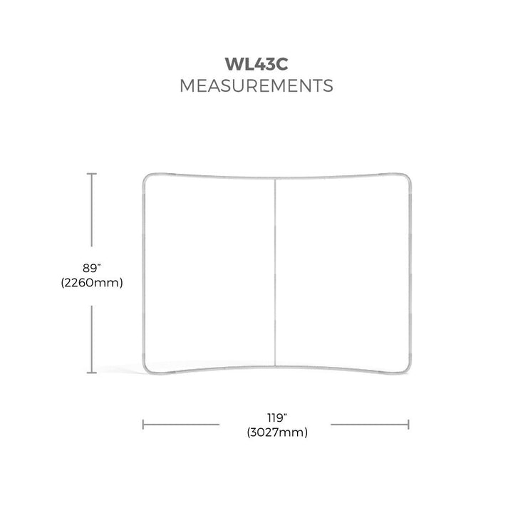 WaveLine Display 10ft Serpentine Curve / 3m