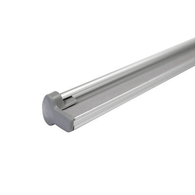 36 In. SilverStep - Clamp Bar - Silver - 80"H Super Flat Graphic Package