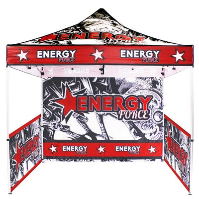 10 Ft. Casita Canopy Tent - Aluminum - Full-Color UV Print Graphic Package