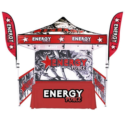 10 Ft. Casita Canopy Tent - Aluminum - Full-Color UV Print Graphic Package