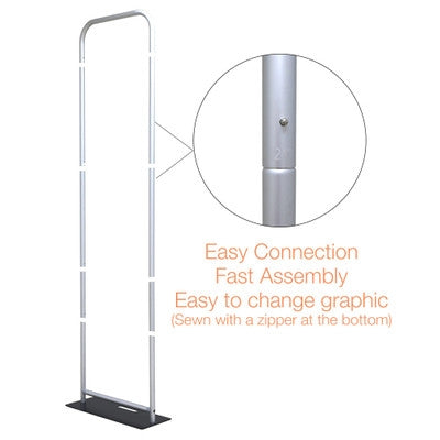 EZ Extend 2 Ft. X 6.5 Ft. Double-Sided Graphic Package