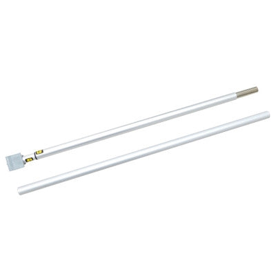SilverStep Tabletop 24" - Clamp Bar - Silver - 45"H Super Flat Graphic Package