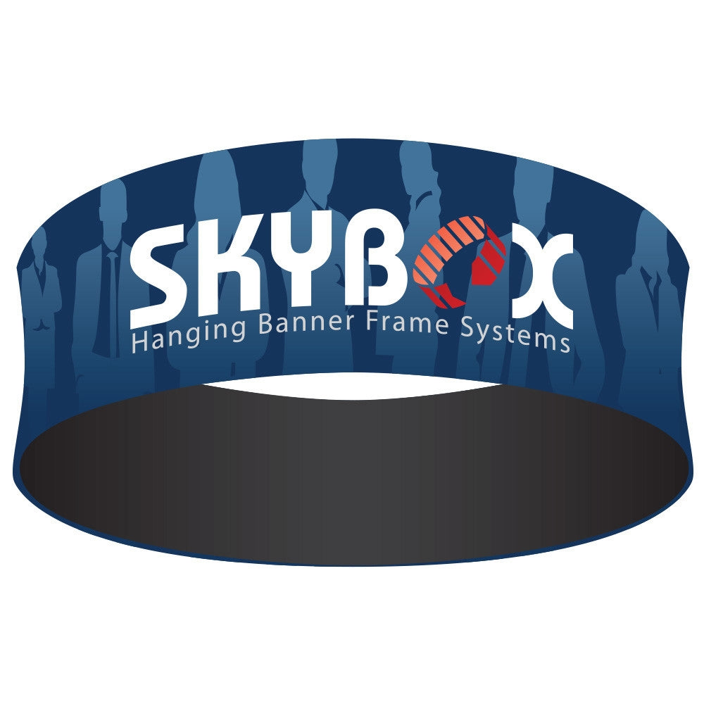 Hanging Banner 10 Ft. Circle 48 In. Outside Graphic Package