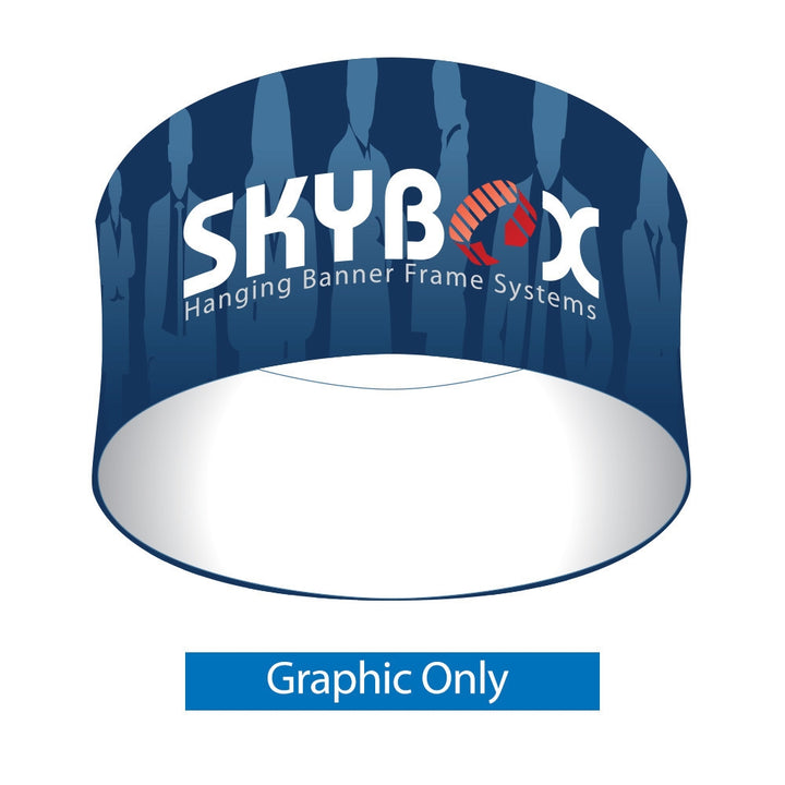 Hanging Banner 5 Ft. Circle 24 In. Graphic Only - Single Sided