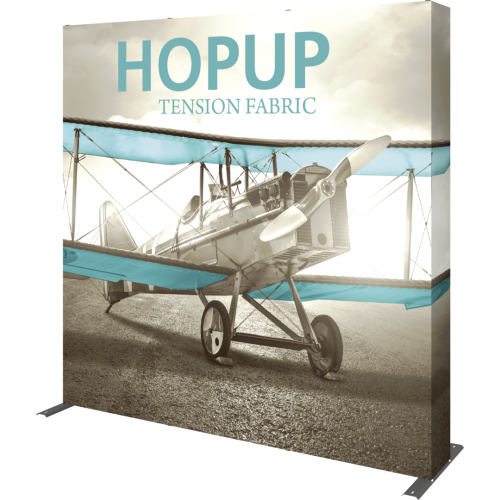 Hop Up 8Ft Straight Full Height Tension Fabric Display
