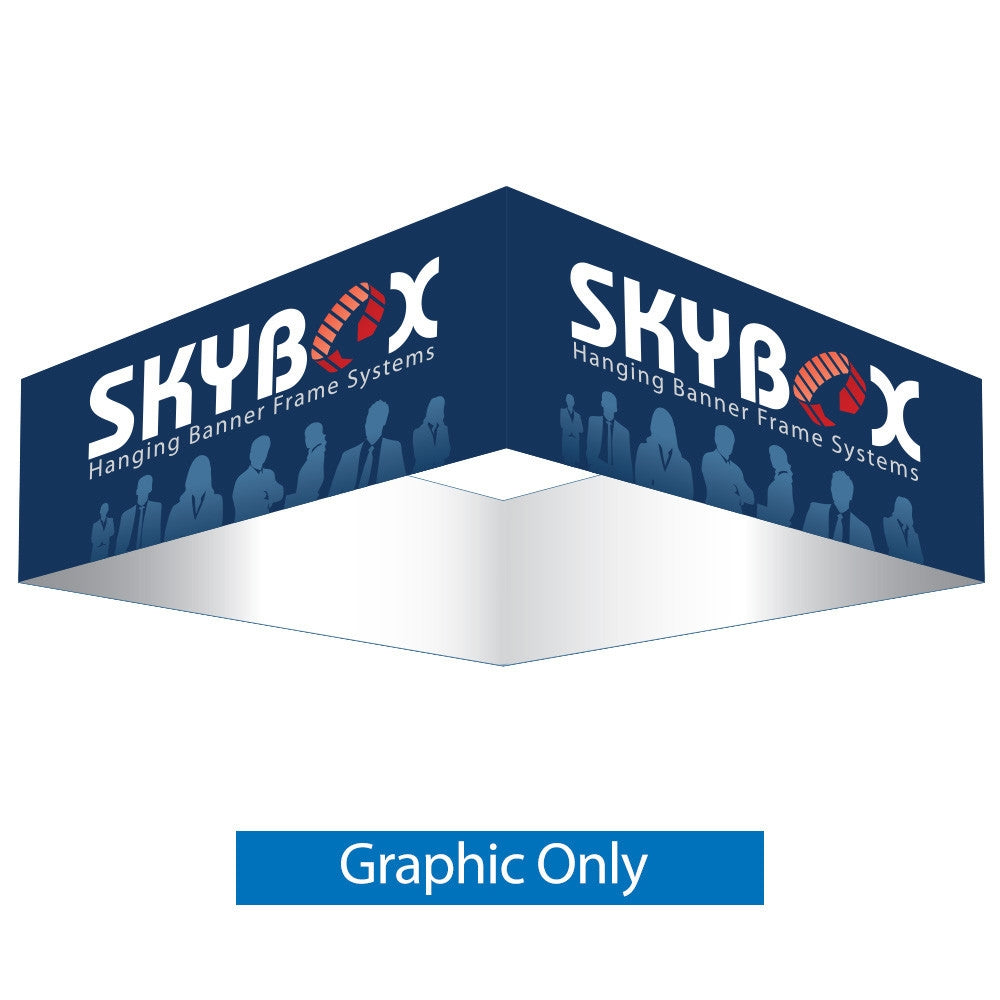 Hanging Banner 10 Ft. Square 48 In. Outside Graphic Only
