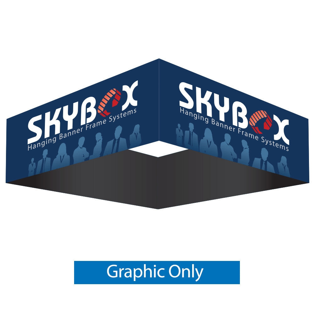 Hanging Banner 10 Ft. Square 48 In. Outside Graphic Only