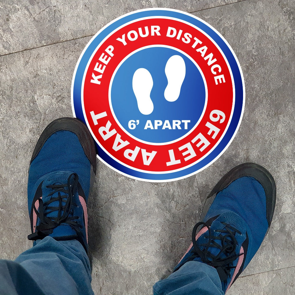 UV Printed Floor Decals